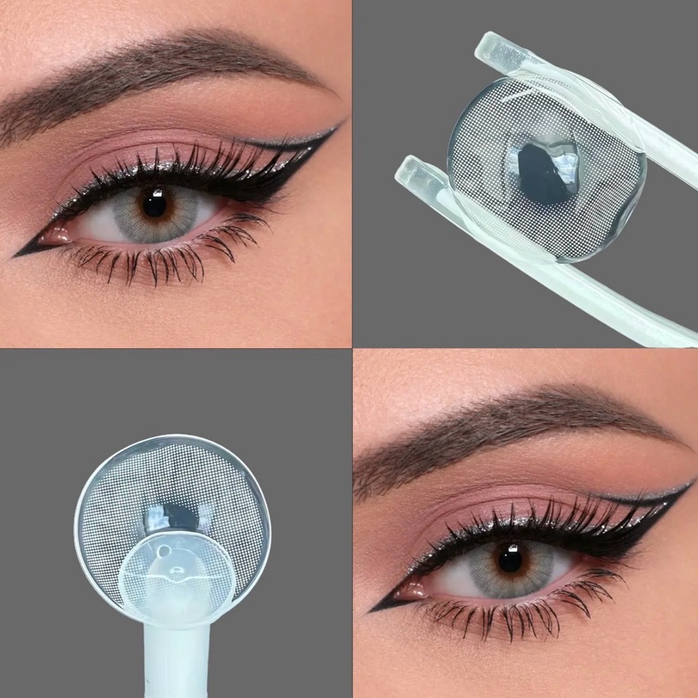 Gray eyeliner Women